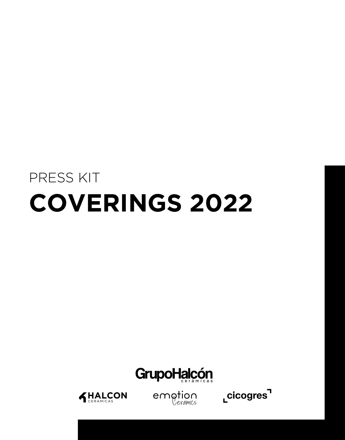 press kit - Catálogos